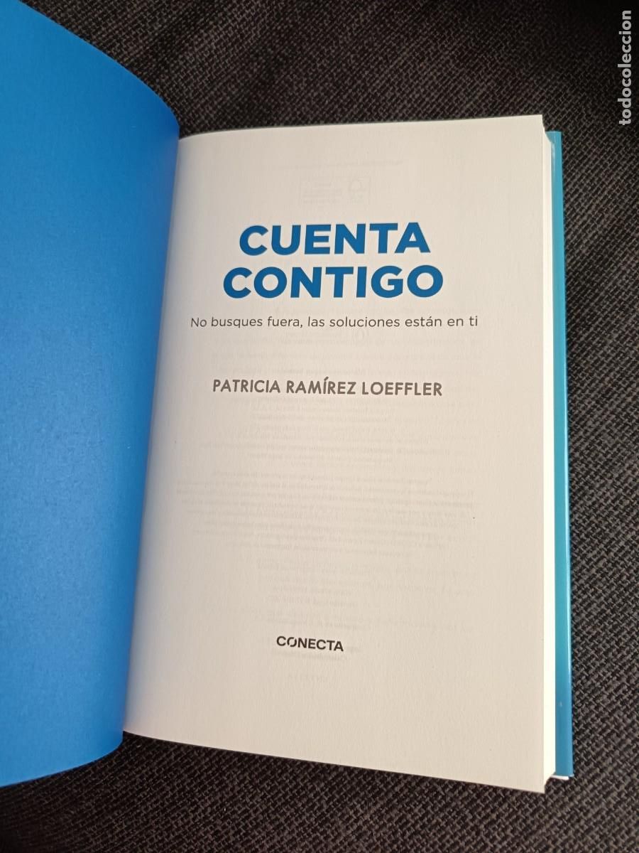 Libros: Libro Cuenta contigo. Patricia Ram&iacute;rez. Conecta 2023. - Foto 4