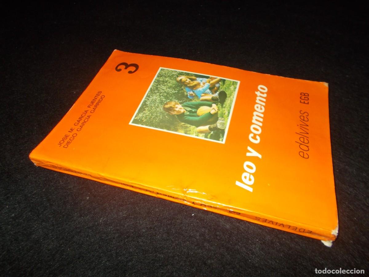 Libros: LEO Y COMENTO 3 EGB 3&ordm; E.G.B. Edelvives 1974. Libro de Texto Escolar Colegio - Foto 9