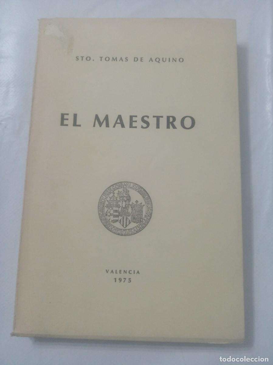 Libros: EL MAESTRO ( STO TOMAS DE AQUINO ) - Foto 1