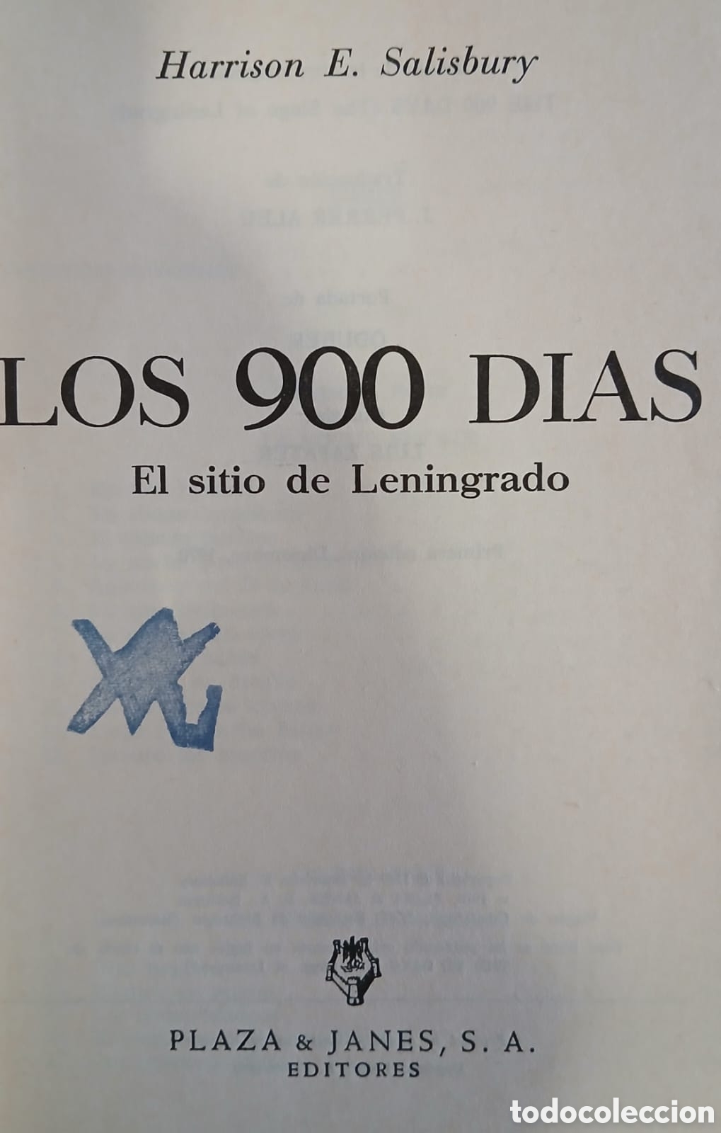 Libros: Los 900 dias,............ . .... - Foto 1