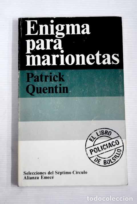 Libros: Enigma para marionetas.- Quentin, Patrick - Foto 1