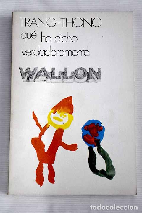 Libros: Wallon: Tran-Thong: Doncel..- Tran-Thong - Foto 1