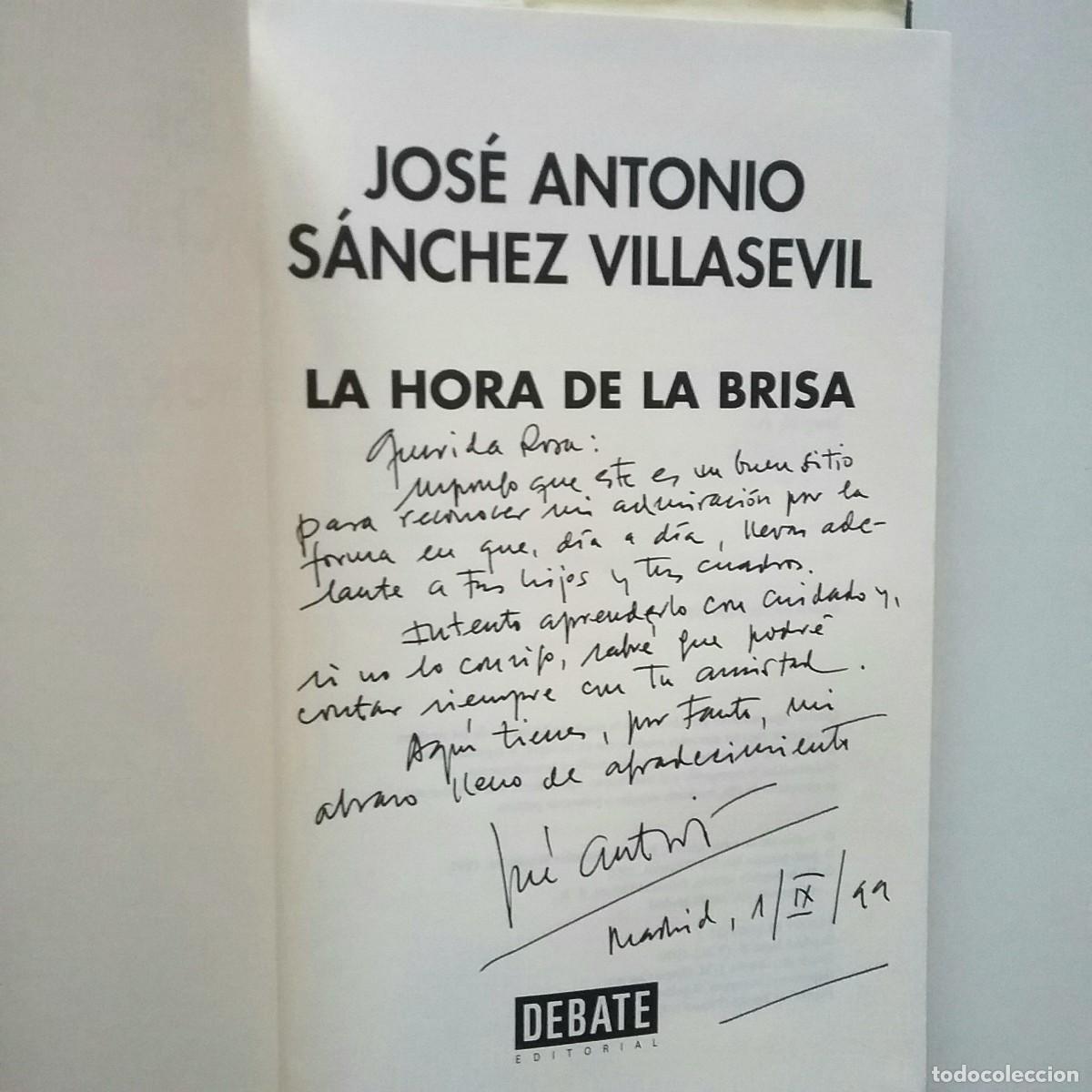 Libros: Jos&eacute; Antonio S&aacute;nchez Villasevil - La hora de la brisa - Foto 2