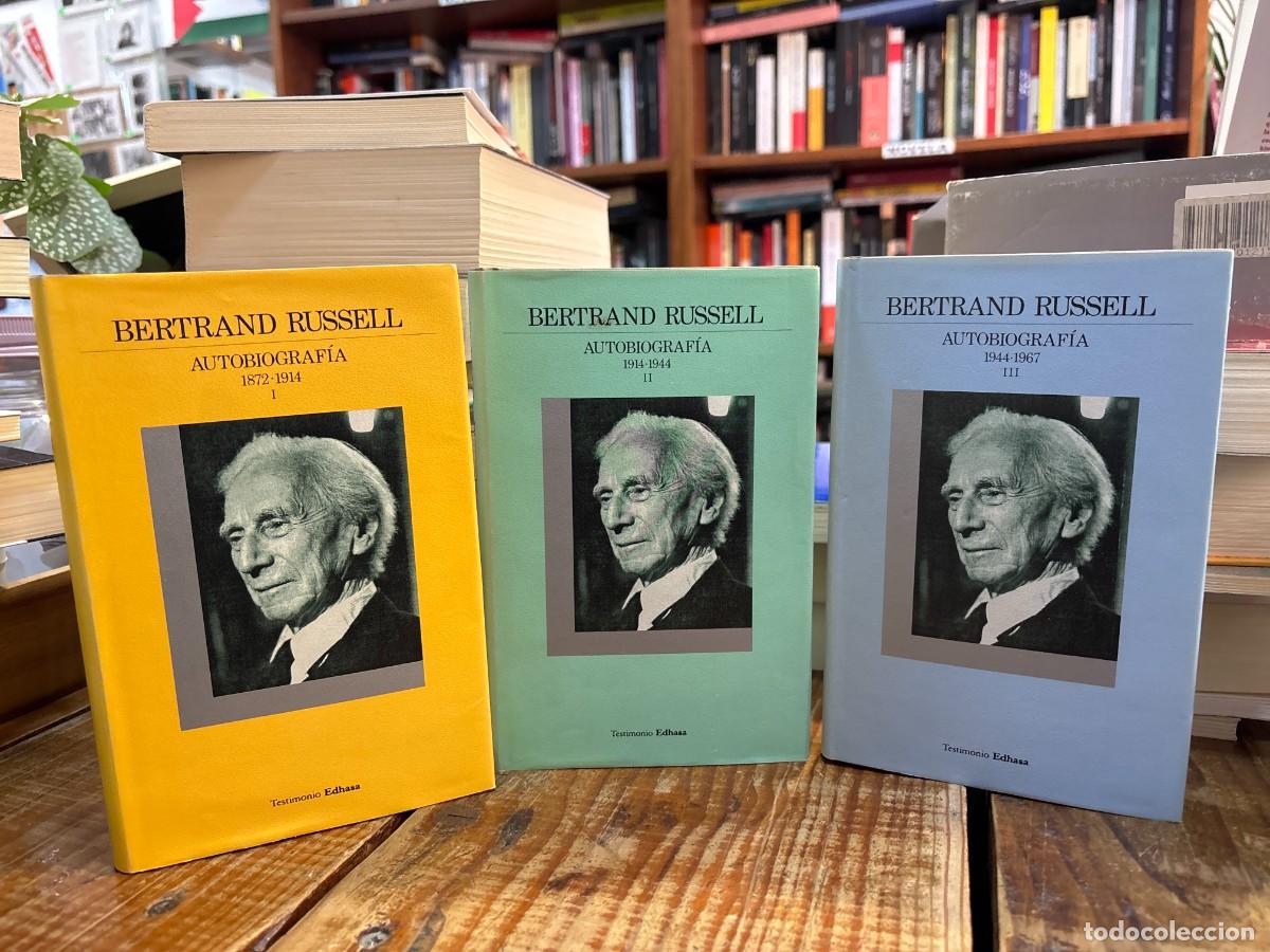 Libros: AUTOBIOGRAFIA 3 VOL. TRSAA Russell, Bertrand - Foto 1