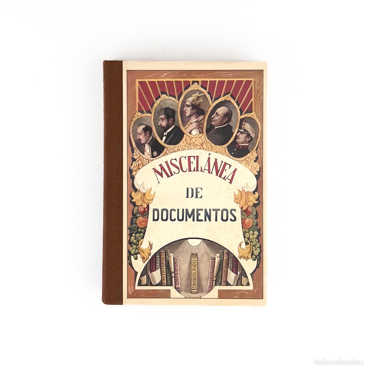 Libros: Miscel&aacute;nea de Documentos, Facsimil - Foto 1