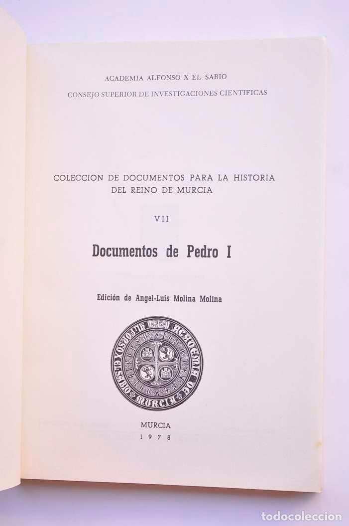 Libros: Documentos de Pedro I - PEDRO i (Rey de Espa&ntilde;a) - Foto 2