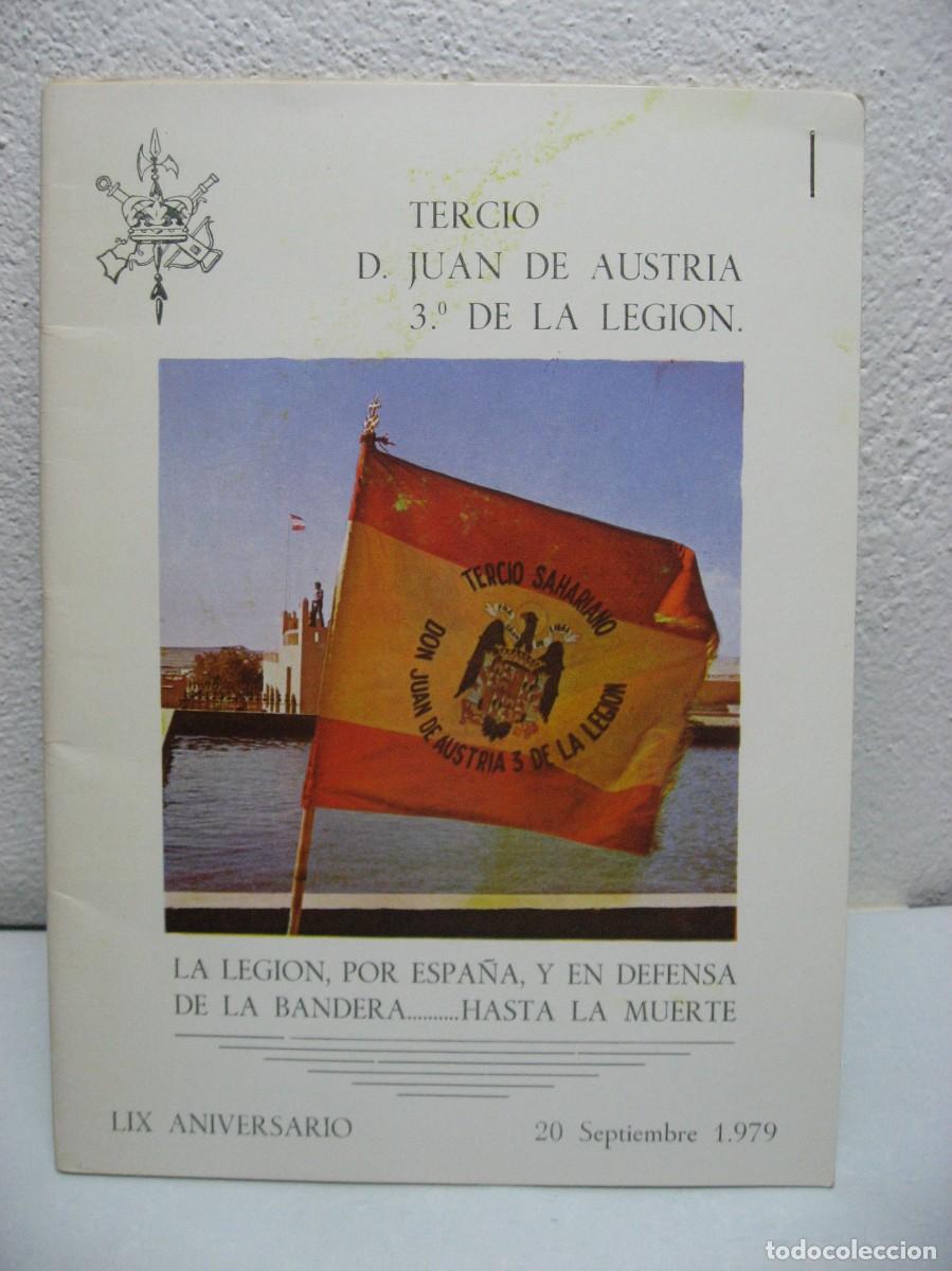 Libros: TERCIO D. JUAN DE AUSTRIA 3&ordm; DE LA LEGION. LIX ANIVERSARIO 20 SEPTIEMBRE 1979