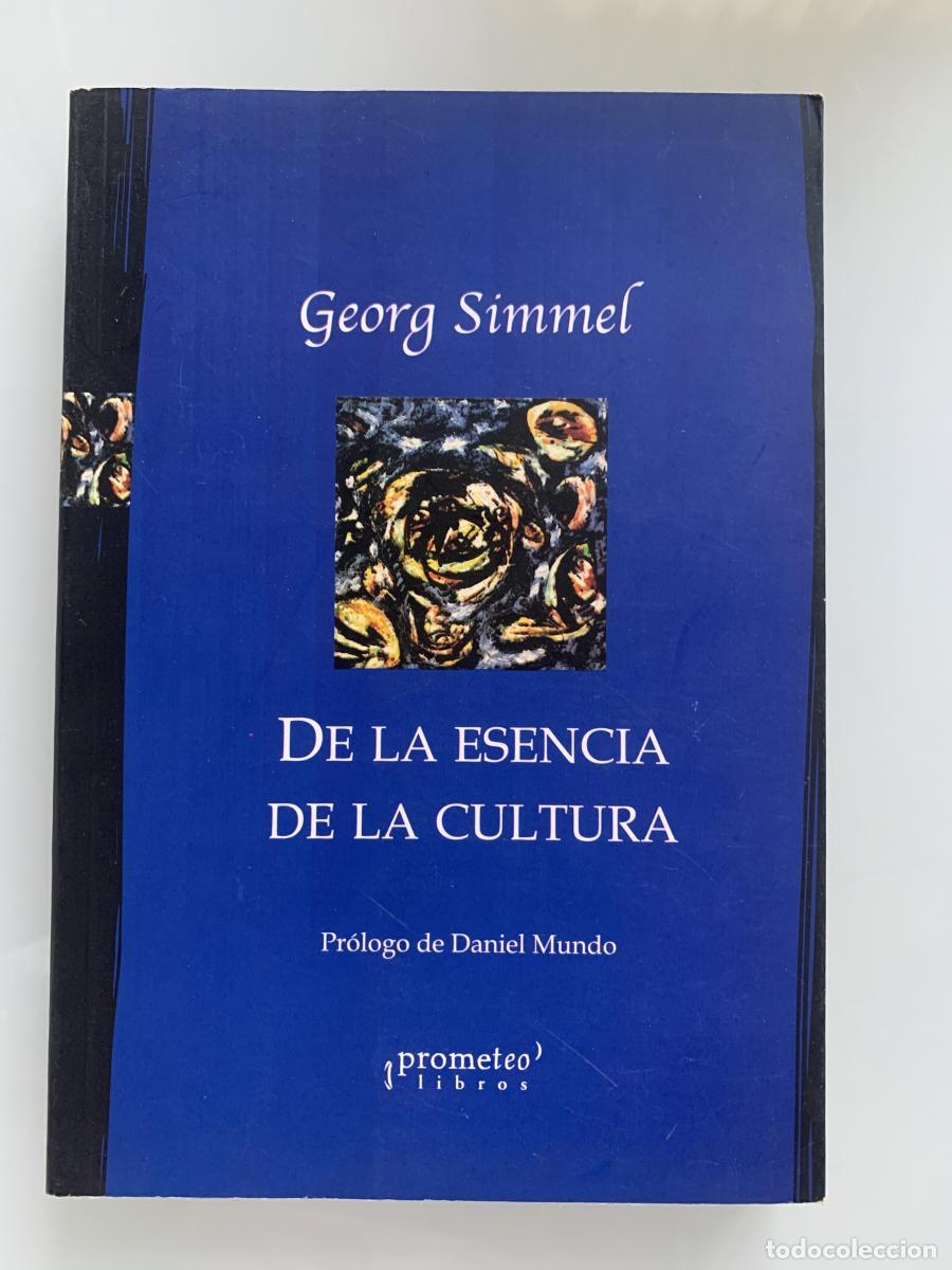 Libros: DE LA ESENCIA DE LA CULTURA - Georg Simmel - Foto 1