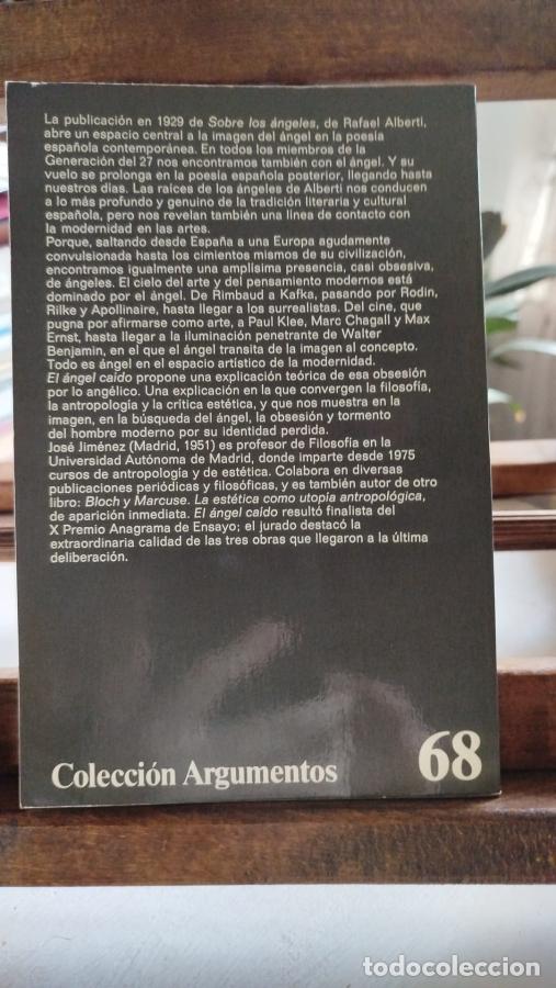 Libros: El &aacute;ngel ca&iacute;do - Jim&eacute;nez, Jos&eacute; - Foto 2