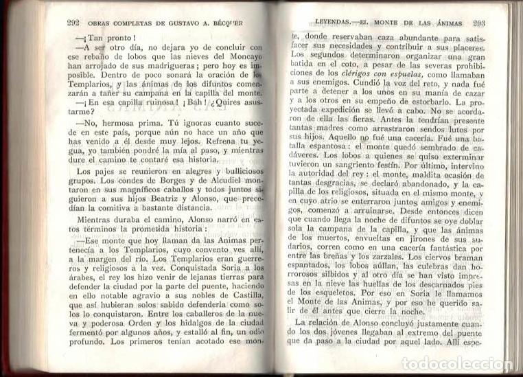 Libros: OBRAS COMPLETAS. - B&eacute;cquer. Gustavo Adolfo, - Foto 5