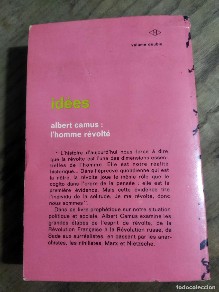 Libros: LHOMME REVOLTE - CAMUS, ALBERT - Foto 2