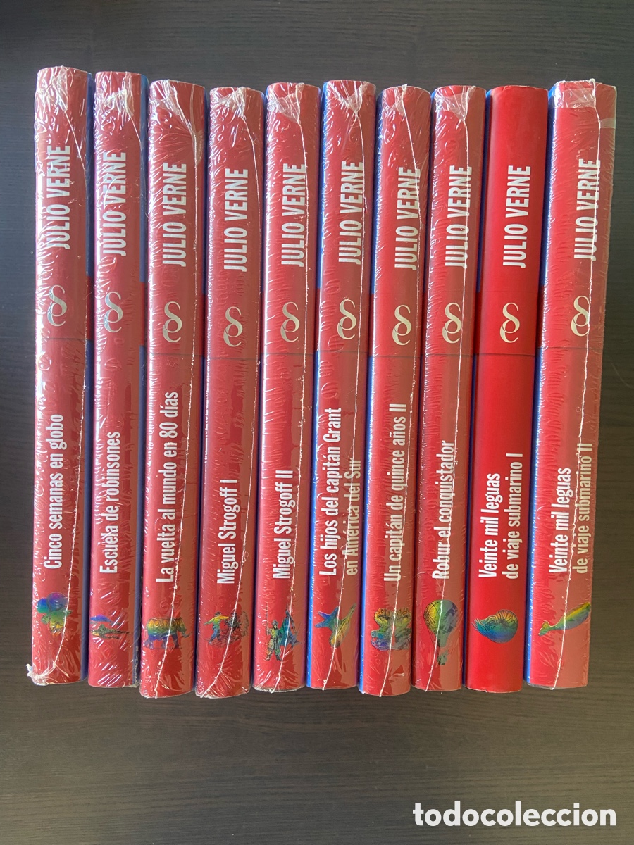 Libros: Lote de 10 libros de Julio Verne, Nuevos!!!! - Foto 3