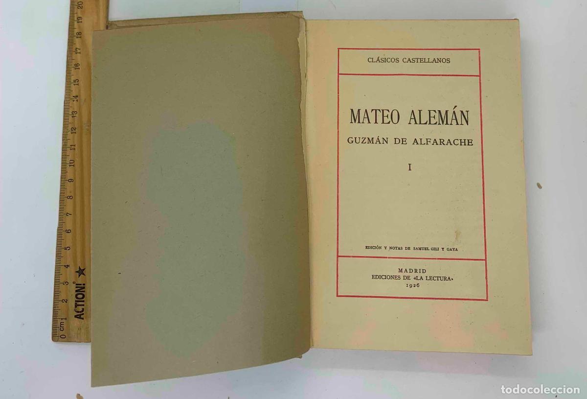 Libros: Guzman de Alfarache: vol. I - Mateo Aleman - Foto 1