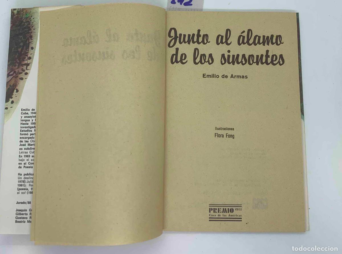 Libros: Junto al alamo de los sinsontes - Emilio de Armas - Foto 1
