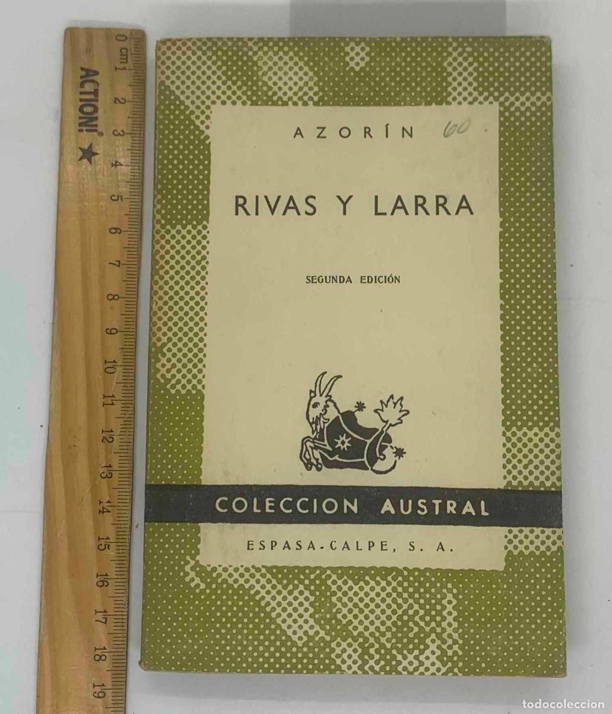 Libros: Rivas y Larra - Azorin - Foto 1