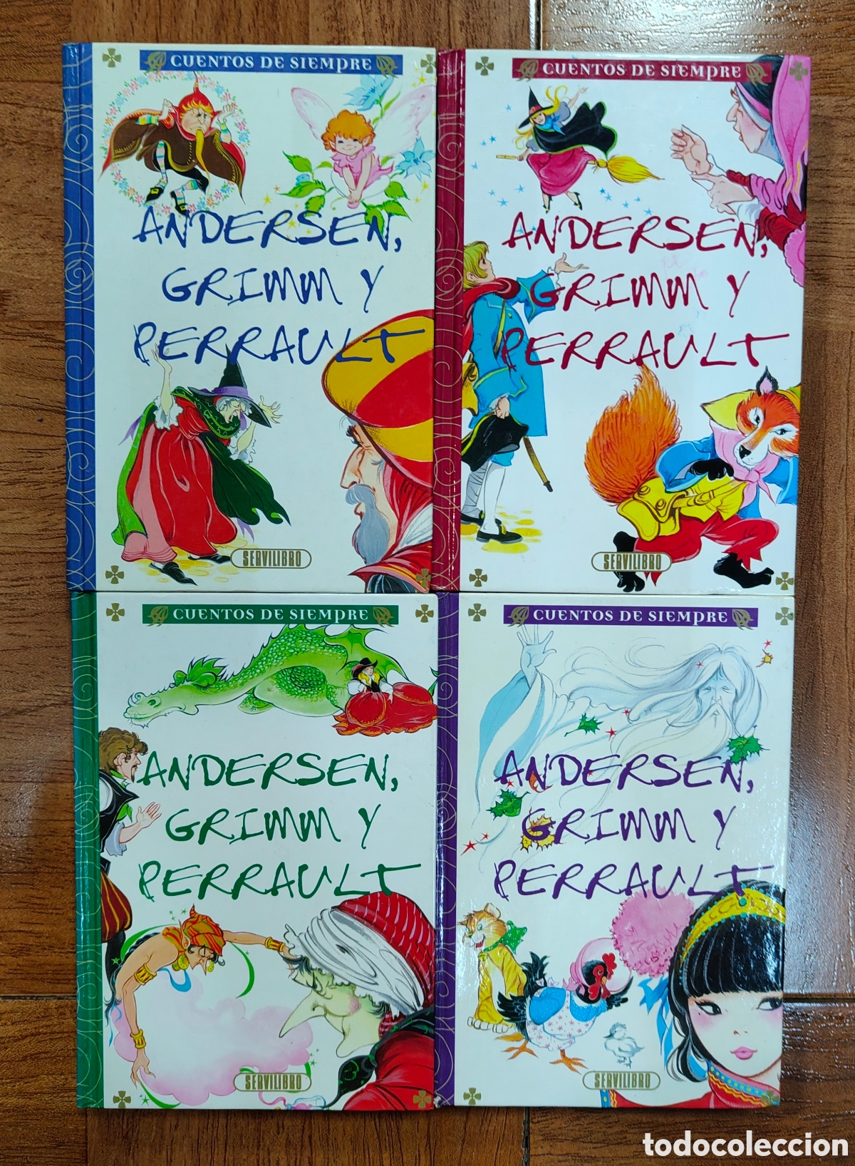 Libros: Cuentos de Siempre: Andersen, Grimm y Perrault - VV. AA. - Foto 3