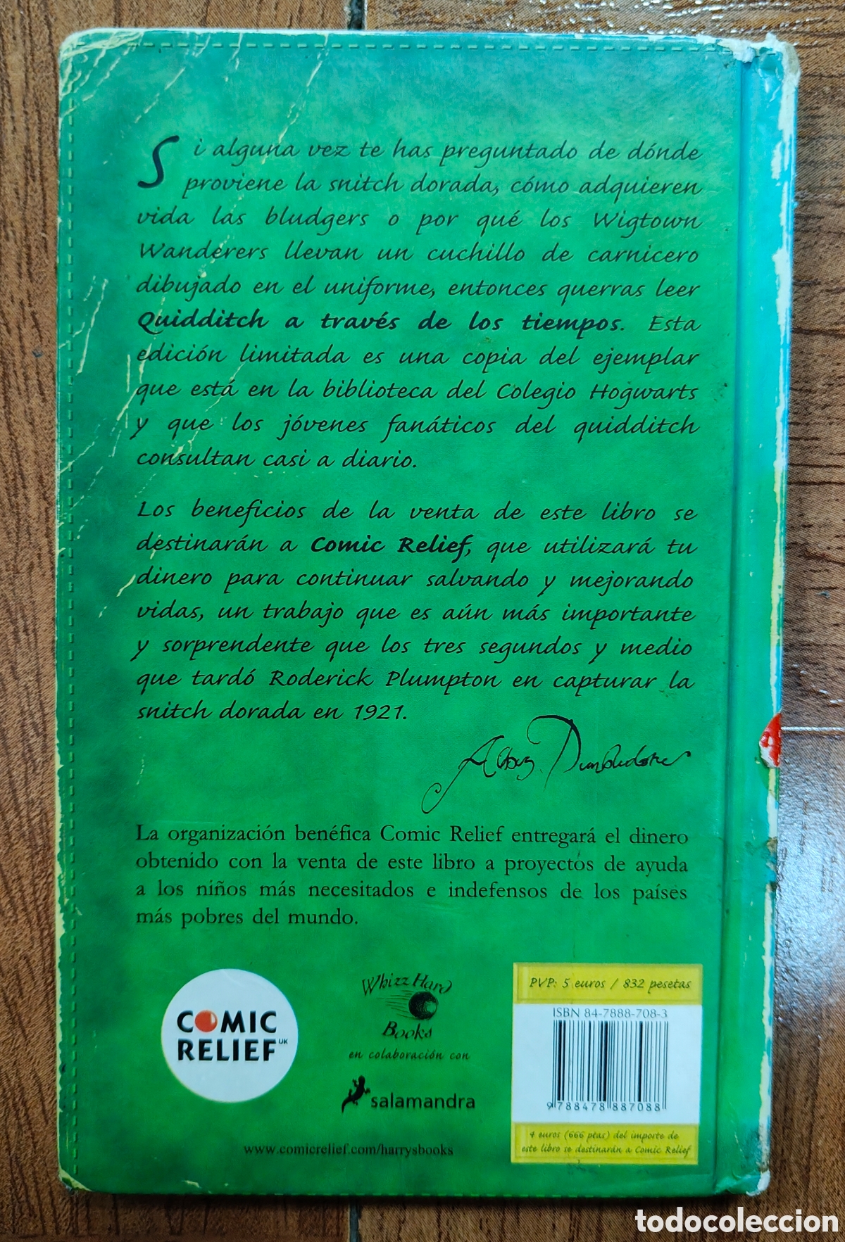 Libros: Quidditch: A trav&eacute;s de los tiempos - Kennilworthy Whisp - Foto 3
