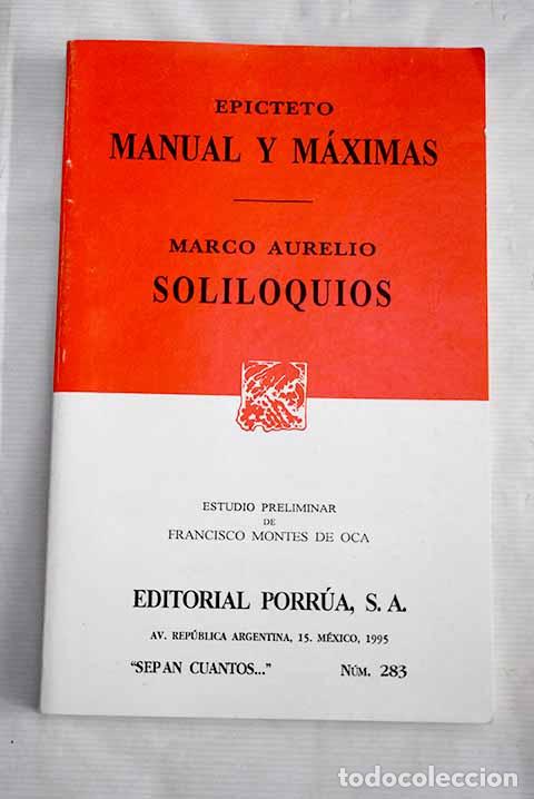 Libros: Manual y m&aacute;ximas: Epicteto.- Epicteto - Foto 1