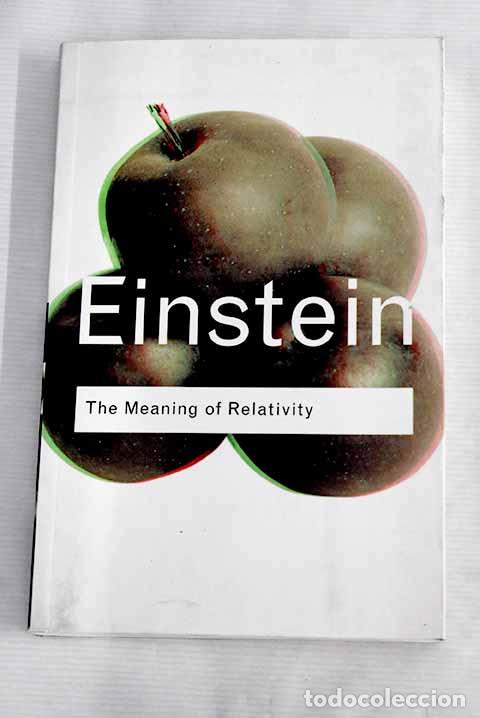 Libros: The meaning of relativity.- Einstein, Albert - Foto 1