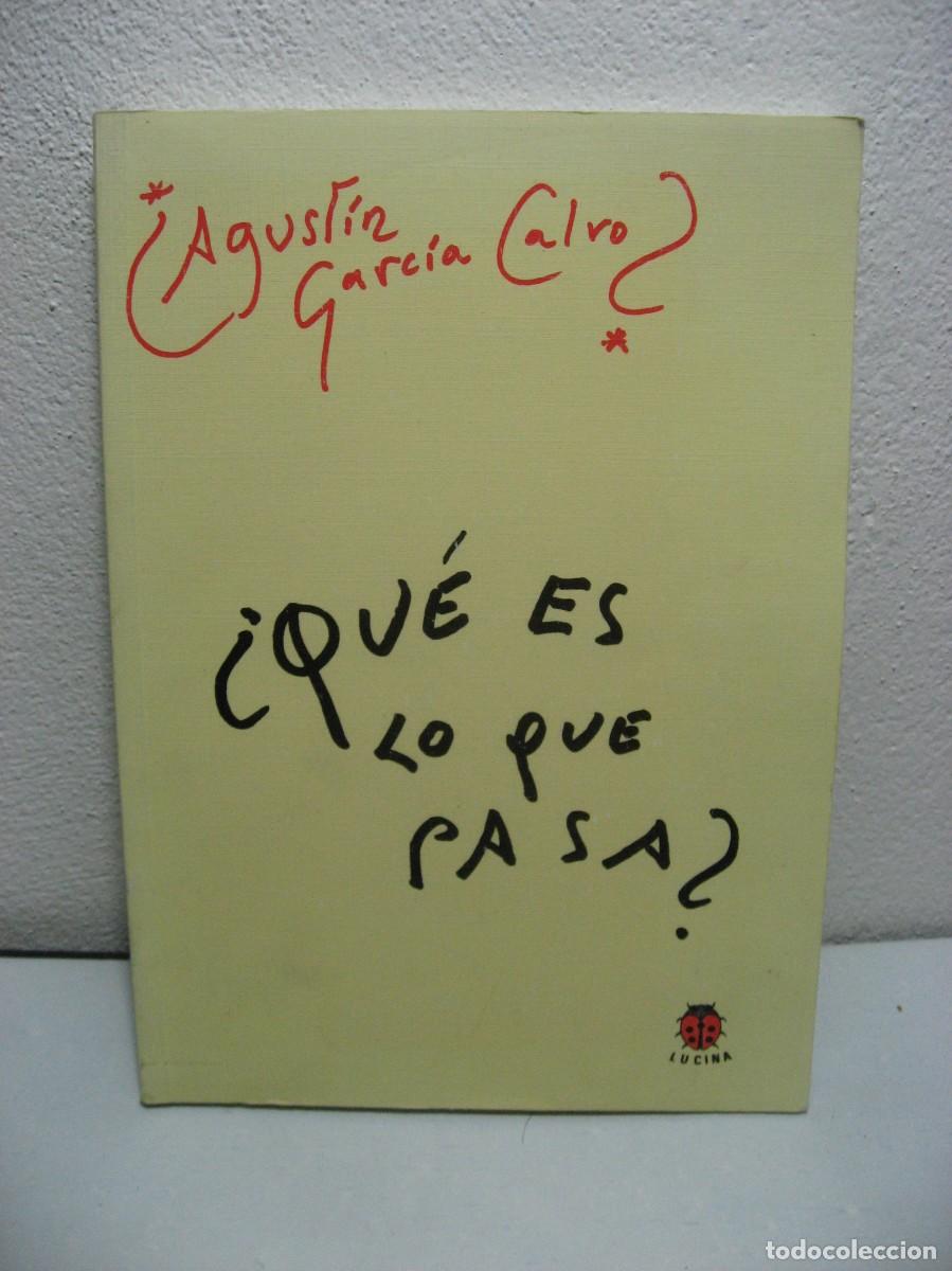 Libros: &iquest;QU&Eacute; ES LO QUE PASA? - Agust&iacute;n Garc&iacute;a Calvo - Foto 1
