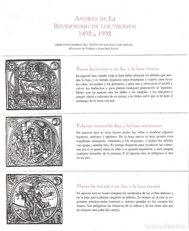 Libros: REPERTORIO DE LOS TIEMPOS. 1492 A 1992. - de Li. Andr&eacute;s, - Foto 1