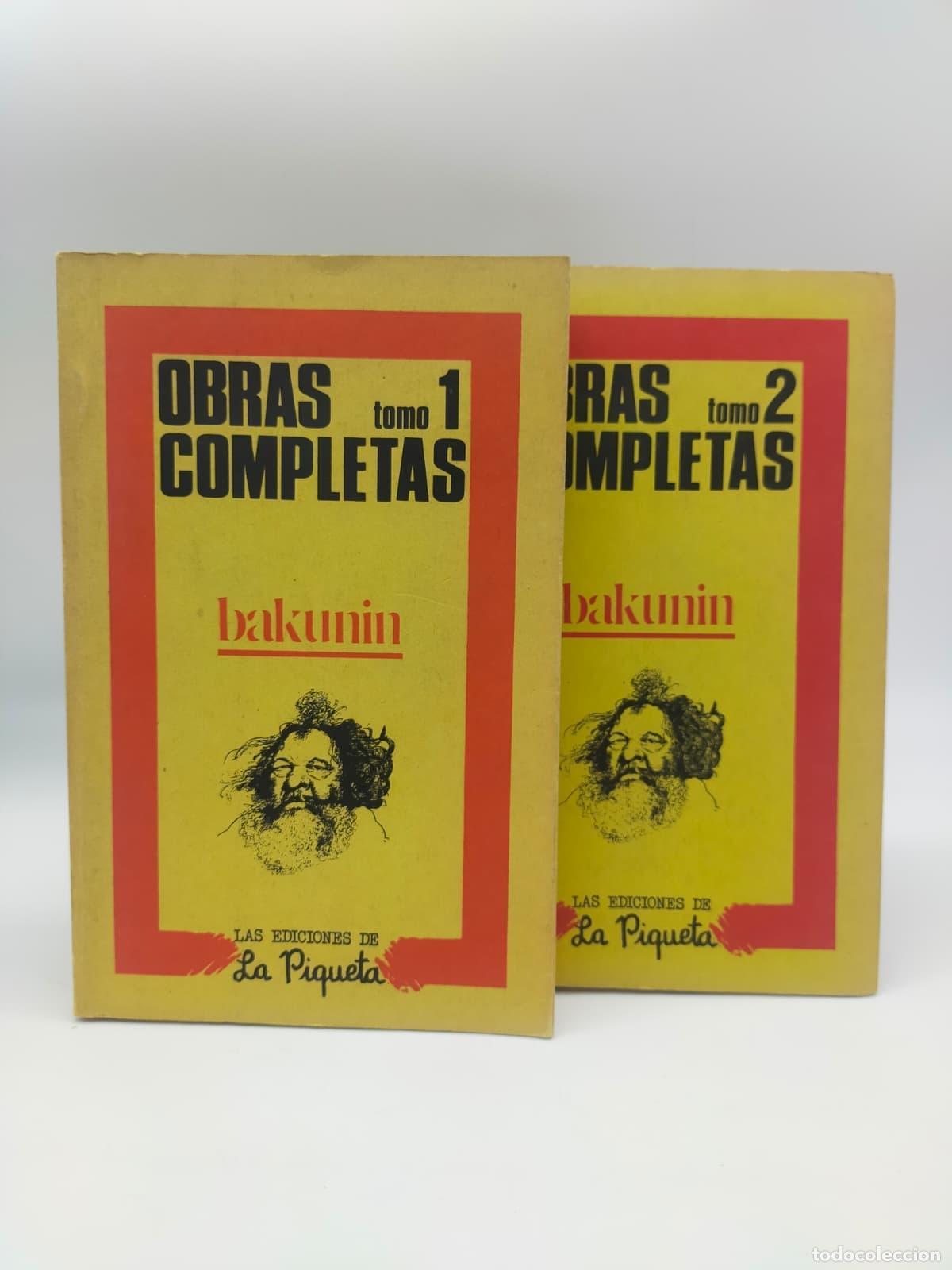 Libros: BAKUNIN, Mijail. - Obras completas. Tomo 1 y 2. - Foto 1