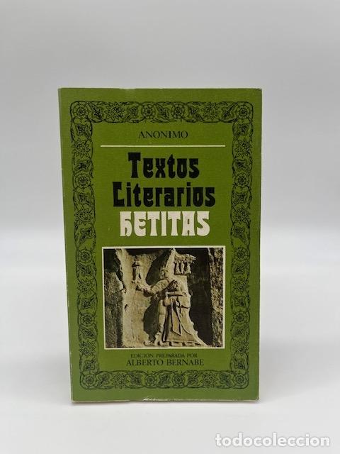Libros: AN&Oacute;NIMO. - Textos literarios hetitas. - Foto 1