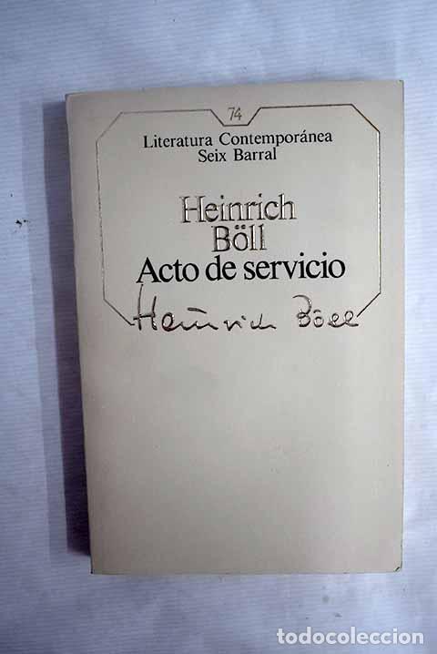 Libros: Acto de servicio: Boll, Heinrich.- Boll, Heinrich - Foto 1