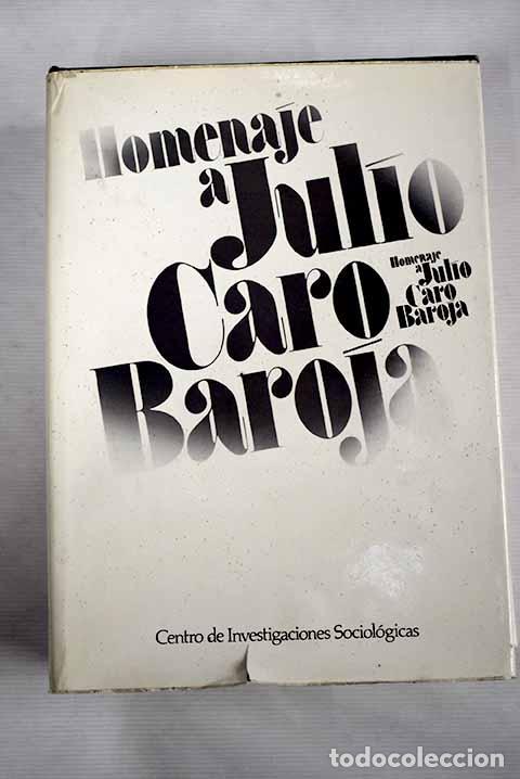 Libros: Homenaje a Julio Caro Baroja - Foto 1