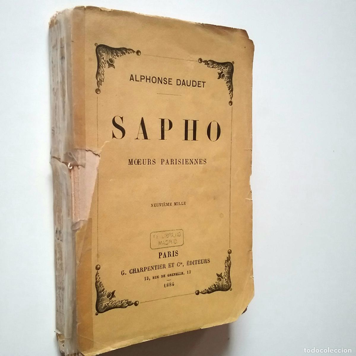 Libros: Alphonse Daudet - Sapho. Moeurs parisiennes - Foto 1