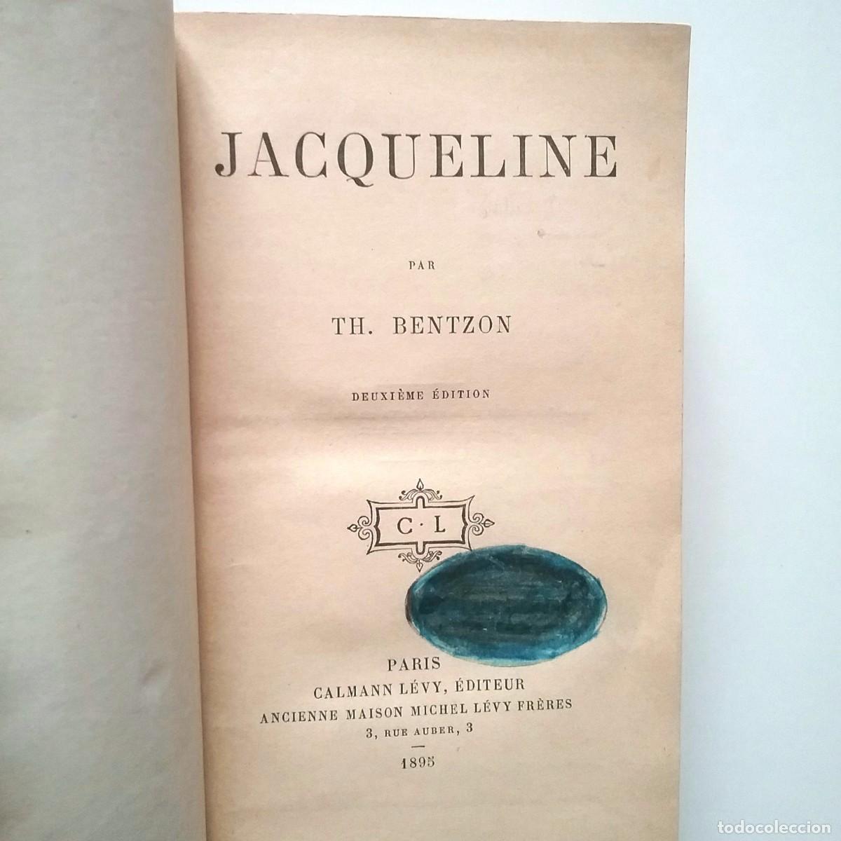 Libros: Th. Bentzon - Jacqueline - Foto 2