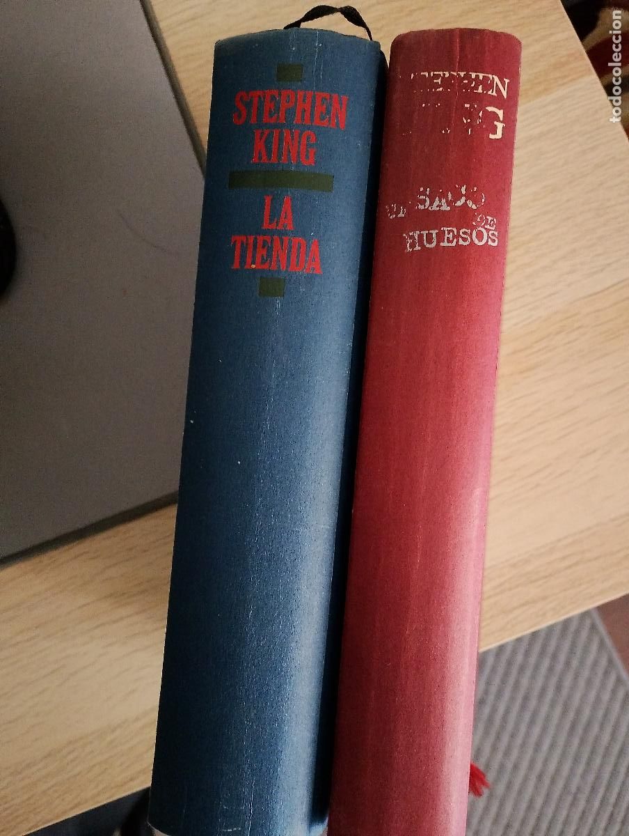 Libros: lote stephen king, 2 libros la tienda, un saco de huesos, - Foto 3