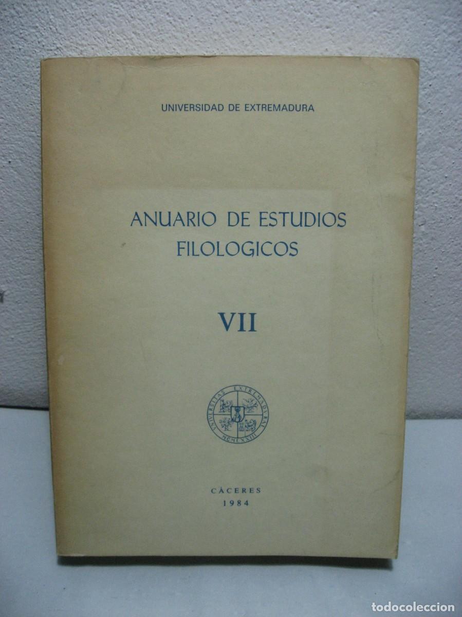 B&uuml;cher: ANUARIO DE ESTUDIOS FILOL&Oacute;GICOS VII