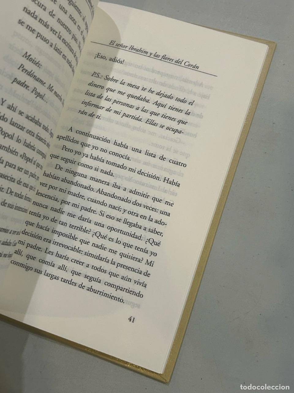 Libros: Eric-Emmanuel Schmitt - El se&ntilde;or Ibrahim y las flores del Cor&aacute;n - Foto 2
