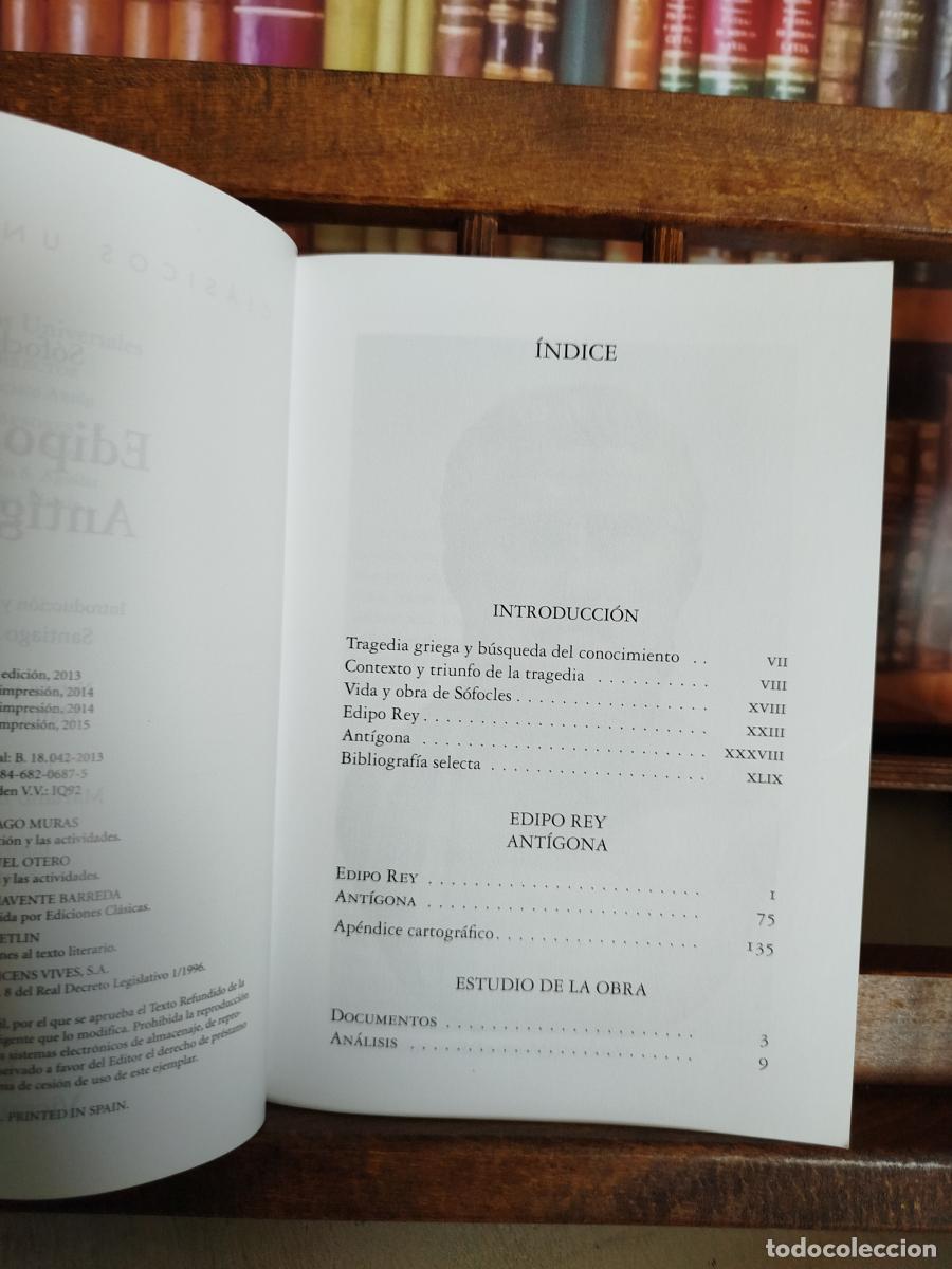 Libros: Edipo Rey, Ant&iacute;gona. - S&oacute;focles - Foto 4