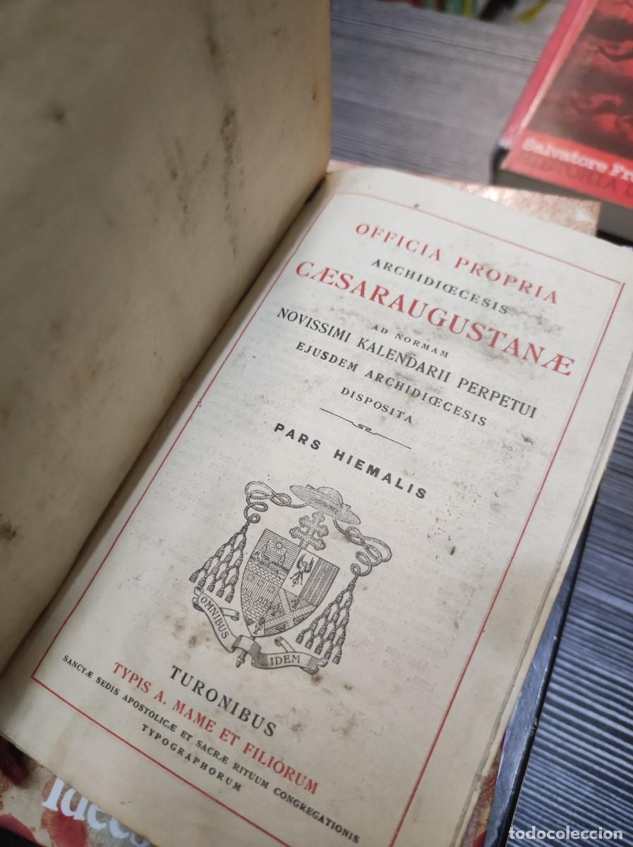 Libros: OFFICIA PROPRIA CAESARAUGUSTANAE PARS HIEMALIS - Foto 2