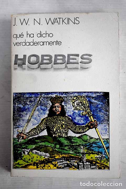 Libros: Hobbes: Watkins, John.- Watkins, John - Foto 1