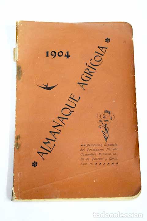 Libros: Almanaque agricola: 1904 - Foto 1