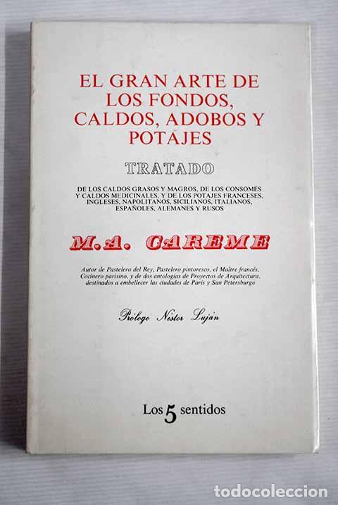 Libros: El gran arte de los fondos, caldos, adobos y potajes - Foto 1