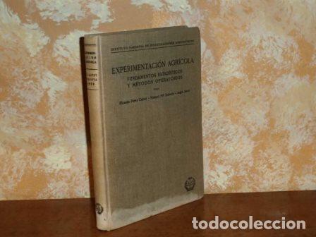 Libri di seconda mano: EXPERIMENTACI&Oacute;N AGR&Iacute;COLA - Fundamentos estad&iacute;sticos y m&eacute;todos operatorios - P&eacute;rez Calvet, Ricardo -