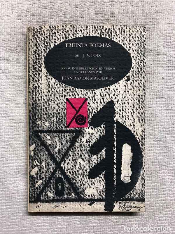 Libros: Treinta poemas - J.V. Foix - Foto 1