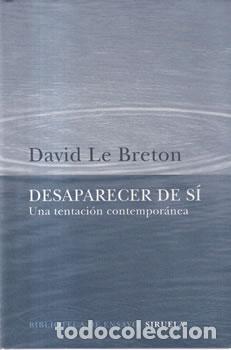 Libros: Desaparecer de s&iacute; - David Le Breton - Foto 1