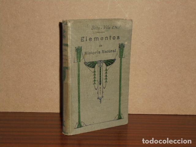 Libri di seconda mano: ELEMENTOS DE HISTORIA NATUAL - Bota, Ignacio - Federico Vila