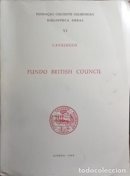 Libros: CAT&Aacute;LOGOS FUNDO BRITISH COUNCIL. - Foto 1
