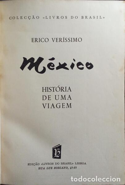 Libros: VER&Iacute;SSIMO. (Erico) - M&Eacute;XICO, HIST&Oacute;RIA DE UMA VIAGEM. - Foto 1