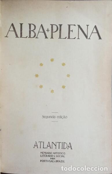 Libros: GIL. (Augusto) - ALBA PLENA. [2.&ordf; EDI&Ccedil;&Atilde;O] - Foto 2