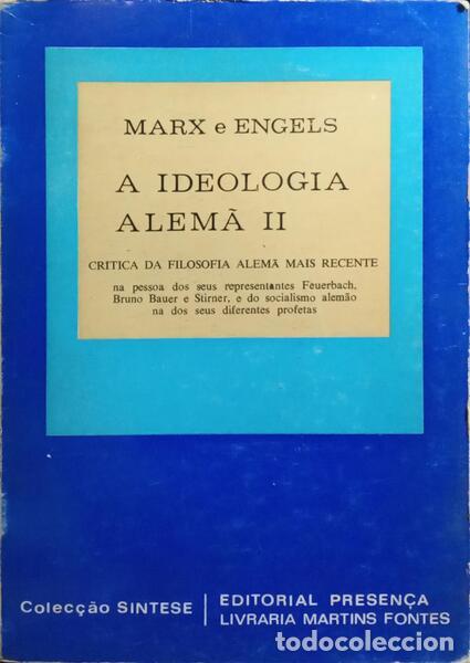 Libros: MARX. (Karl) e Friedrich Engels - A IDEOLOGIA ALEM&Atilde;. - Foto 1