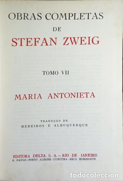 Libros: ZWEIG. (Stefan) - MARIA ANTONIETA. - Foto 1