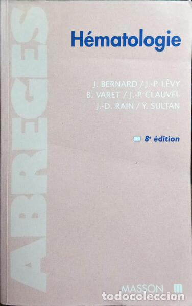 Libros: BERNARD. (Jean) e outros. - H&Eacute;MATOLOGIE. - Foto 1