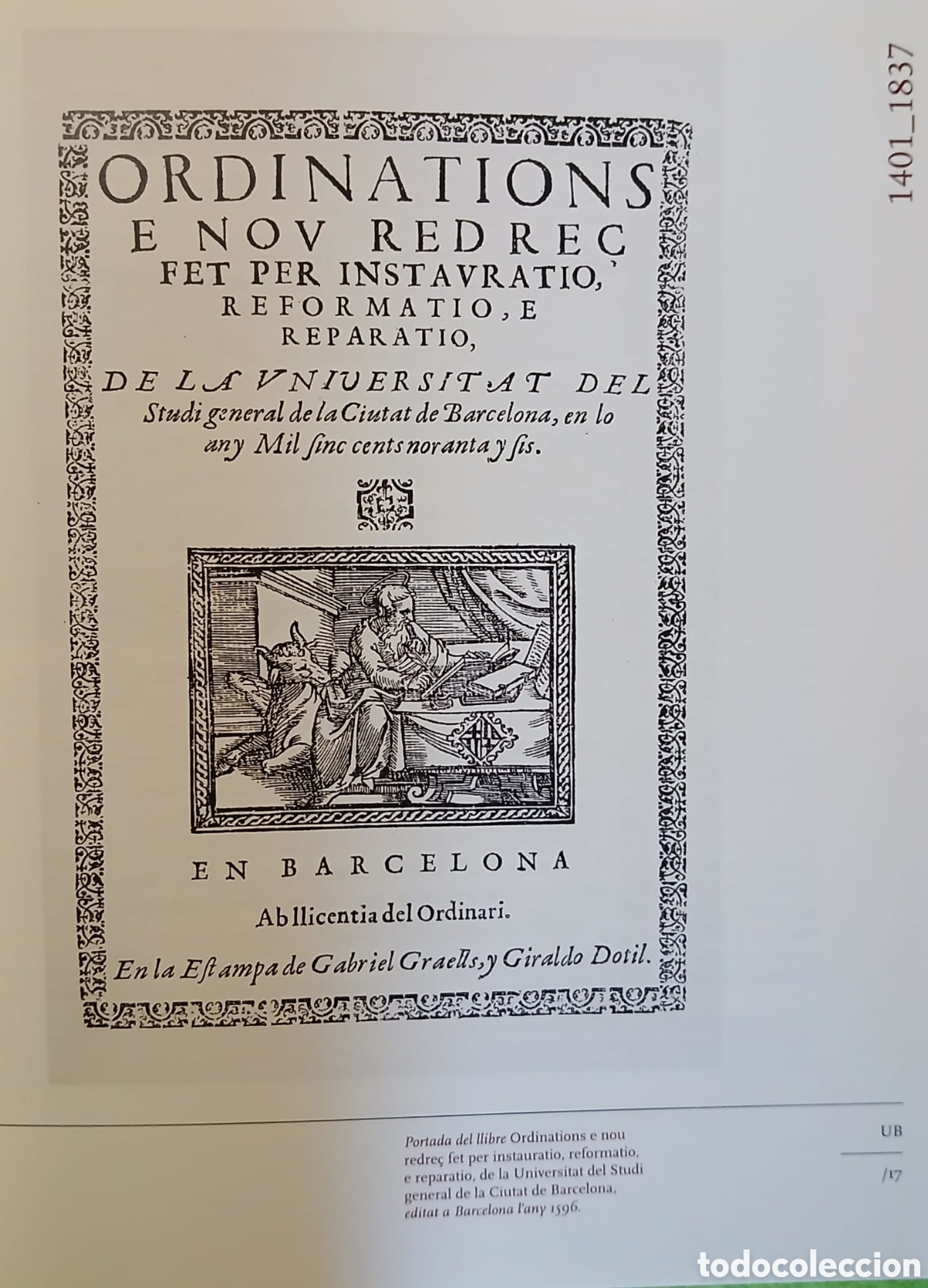 Libros: La Universitat de Barcelona 1450 - Foto 2